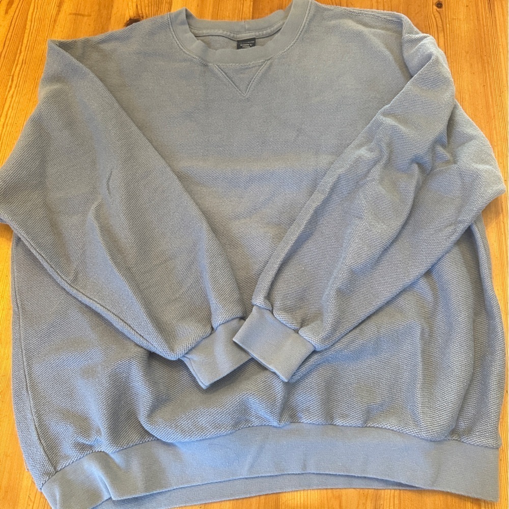 Lands End Women M cotton pullover crewneck sweatshirt